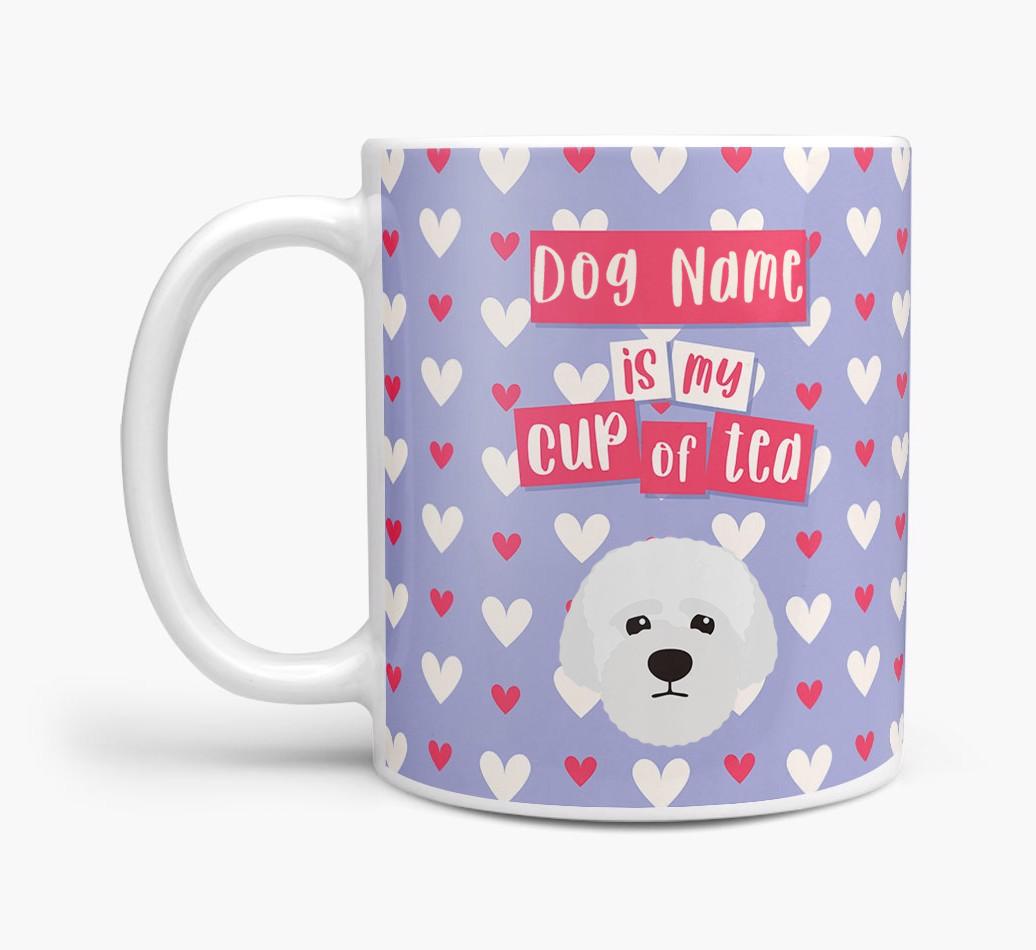 Personalised {breedFullName} '{dogsName} is my Cup of Tea' Mug