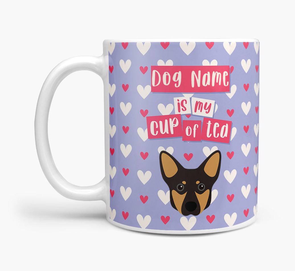 Personalised {breedFullName} '{dogsName} is my Cup of Tea' Mug