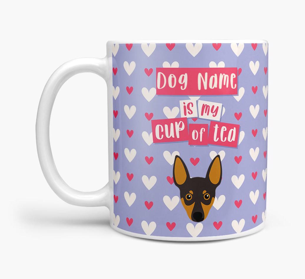 Personalised {breedFullName} '{dogsName} is my Cup of Tea' Mug