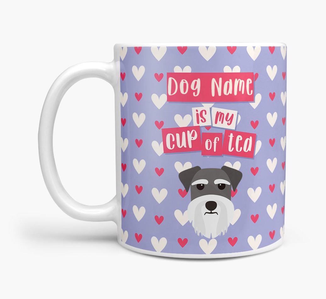 Personalised {breedFullName} '{dogsName} is my Cup of Tea' Mug