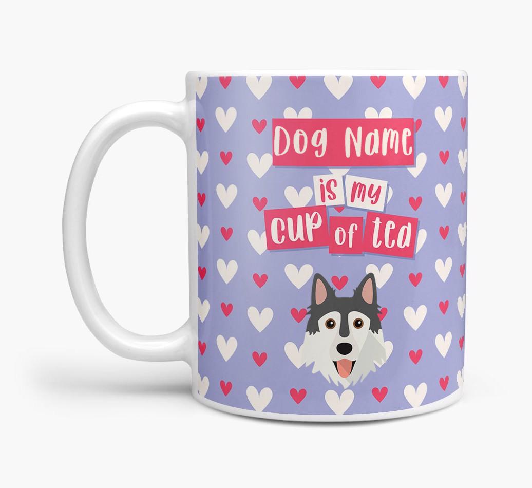 Personalised {breedFullName} '{dogsName} is my Cup of Tea' Mug