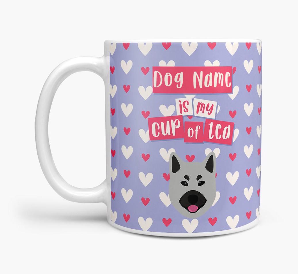 Personalised {breedFullName} '{dogsName} is my Cup of Tea' Mug