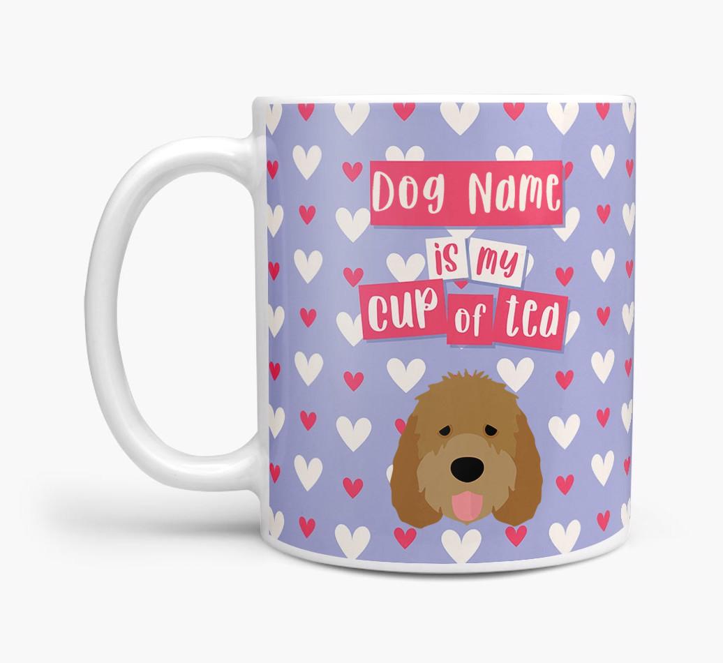 Personalised {breedFullName} '{dogsName} is my Cup of Tea' Mug