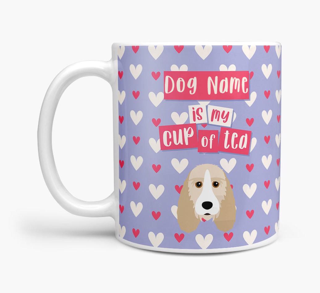 Personalised {breedFullName} '{dogsName} is my Cup of Tea' Mug