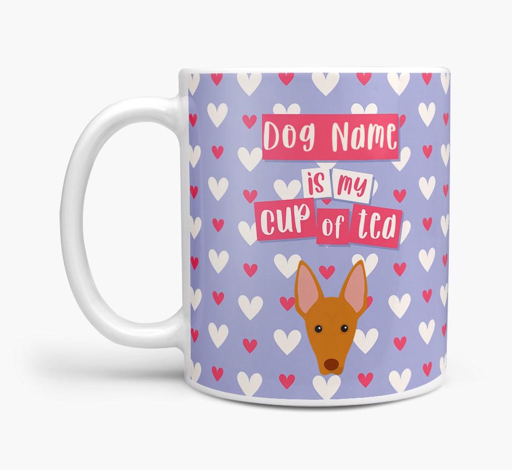 Personalised {breedFullName} '{dogsName} is my Cup of Tea' Mug