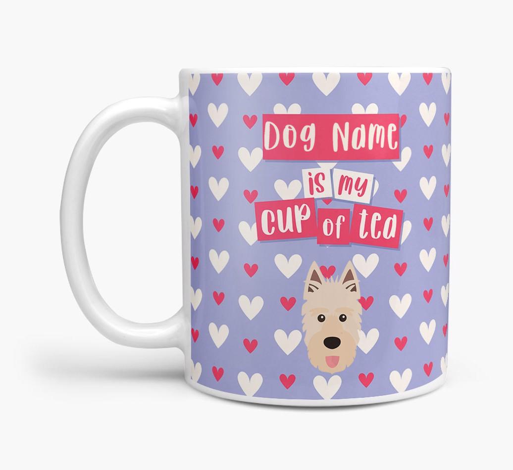 Personalised {breedFullName} '{dogsName} is my Cup of Tea' Mug