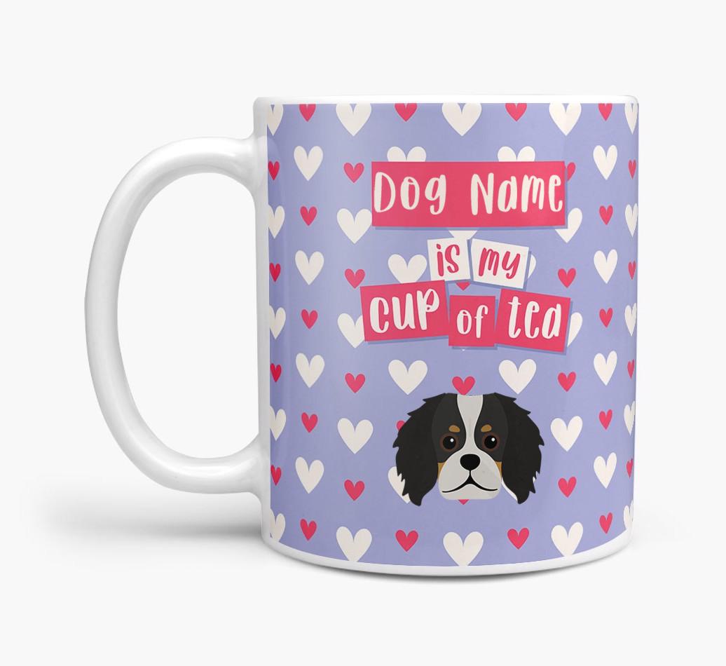 Personalised {breedFullName} '{dogsName} is my Cup of Tea' Mug
