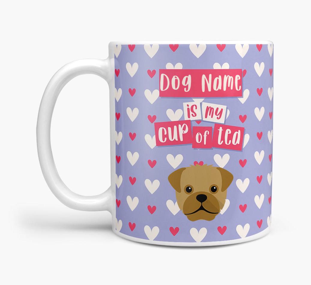Personalised {breedFullName} '{dogsName} is my Cup of Tea' Mug
