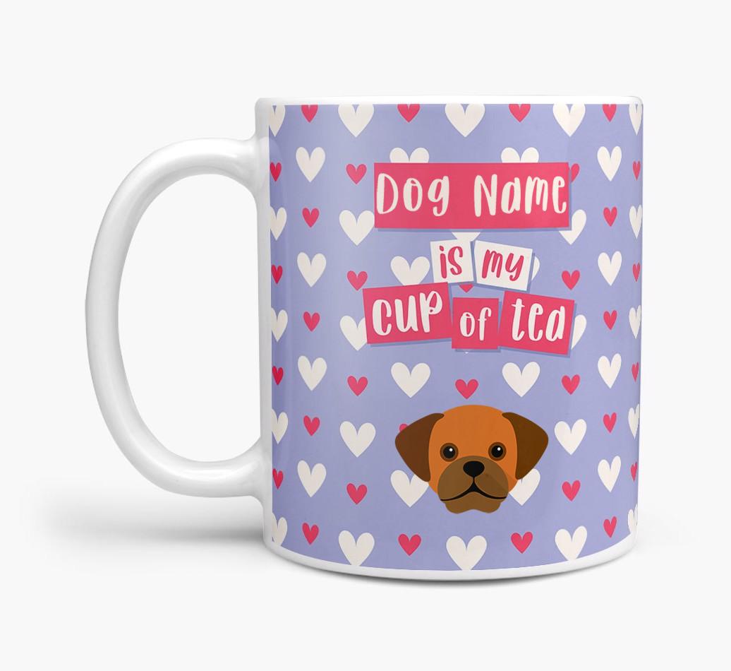 Personalised {breedFullName} '{dogsName} is my Cup of Tea' Mug