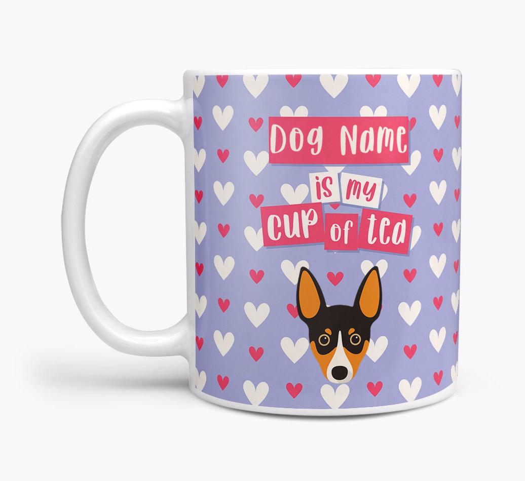 Personalised {breedFullName} '{dogsName} is my Cup of Tea' Mug