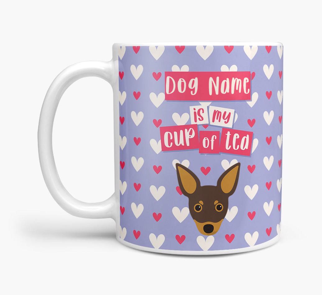 Personalised {breedFullName} '{dogsName} is my Cup of Tea' Mug