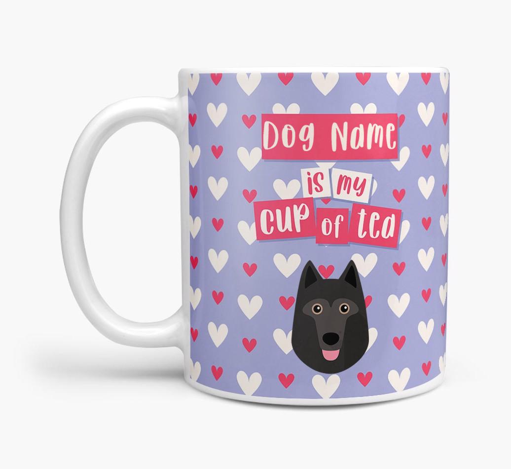 Personalised {breedFullName} '{dogsName} is my Cup of Tea' Mug