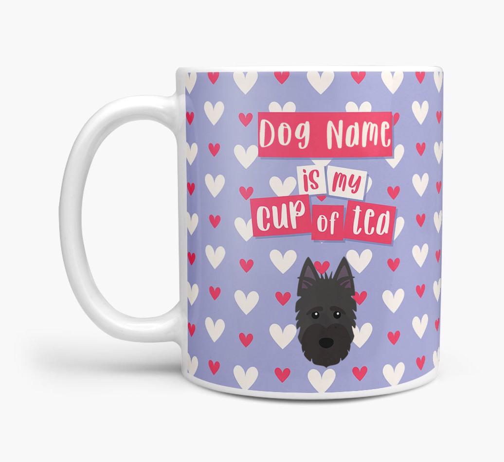 Personalised {breedFullName} '{dogsName} is my Cup of Tea' Mug