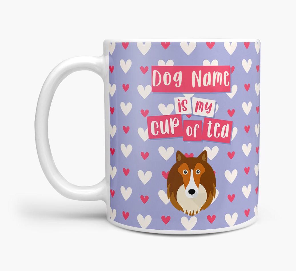 Personalised {breedFullName} '{dogsName} is my Cup of Tea' Mug