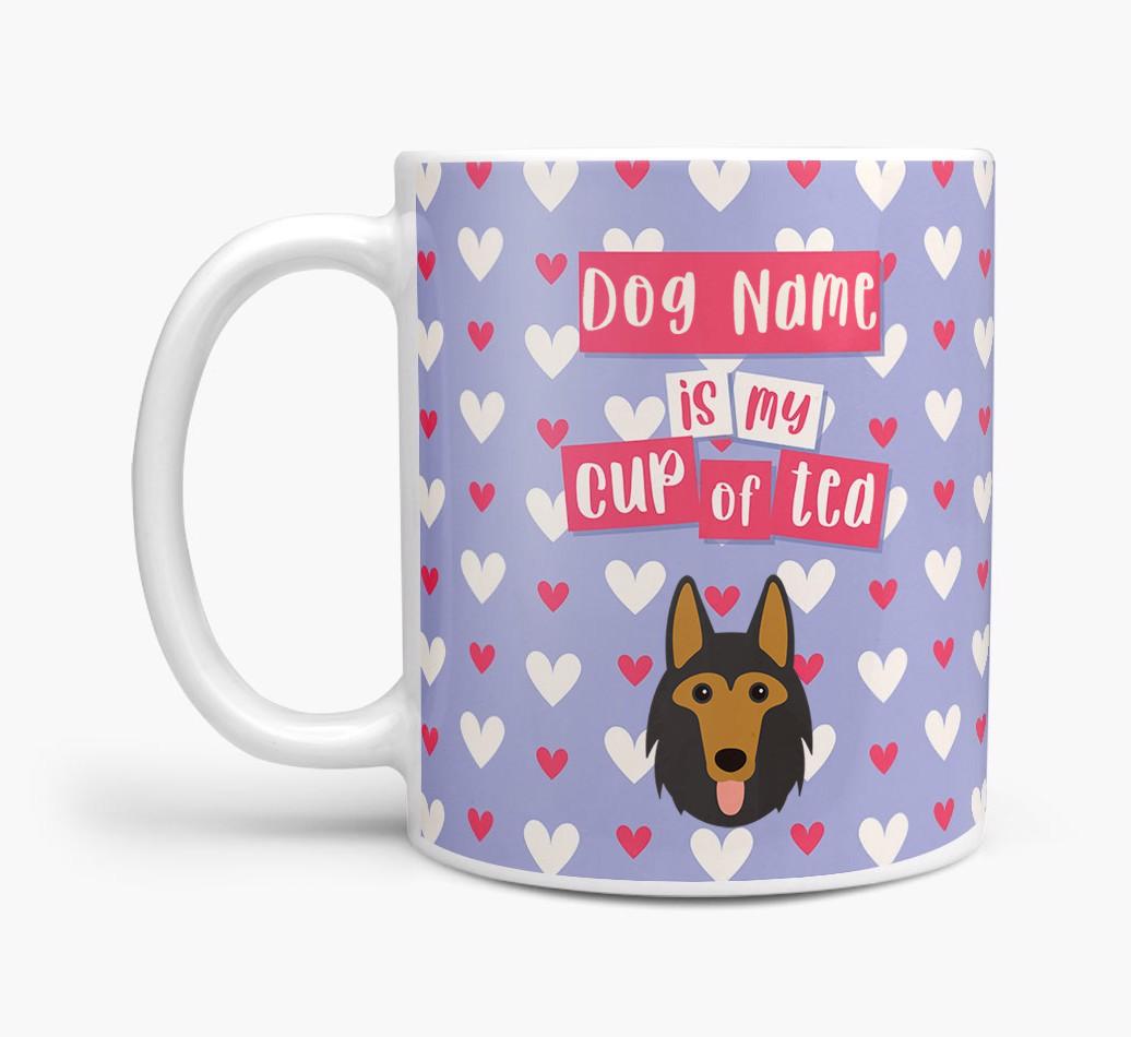 Personalised {breedFullName} '{dogsName} is my Cup of Tea' Mug