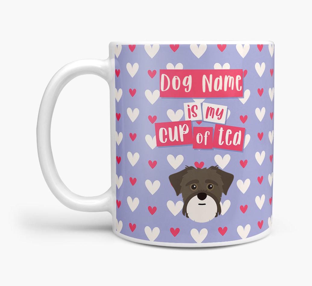 Personalised {breedFullName} '{dogsName} is my Cup of Tea' Mug
