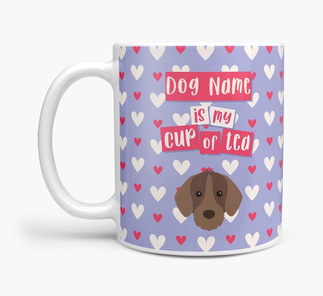 Personalised {breedFullName} '{dogsName} is my Cup of Tea' Mug