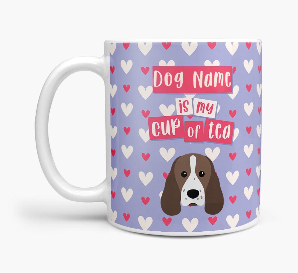 Personalised {breedFullName} '{dogsName} is my Cup of Tea' Mug