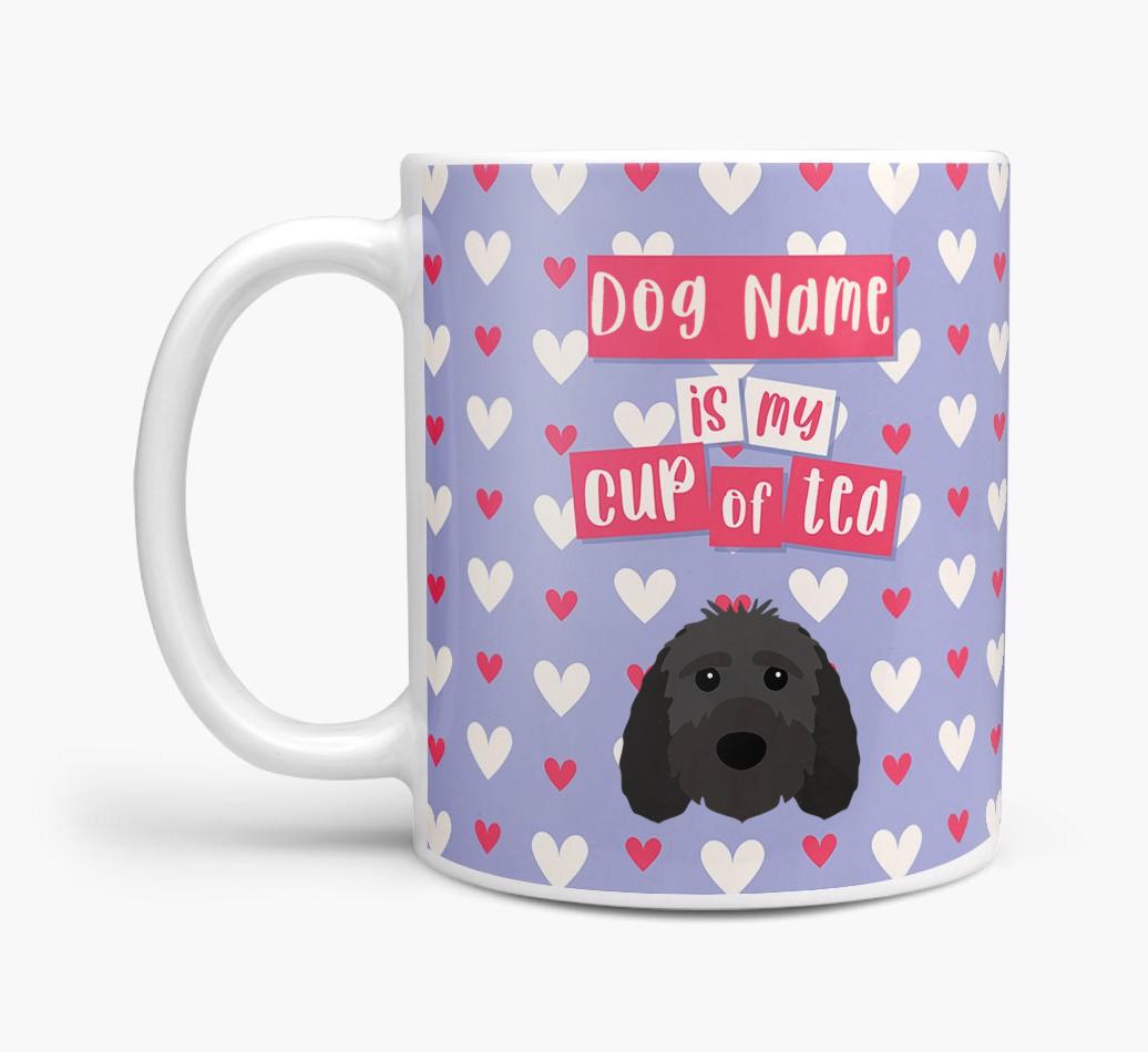 Personalised {breedFullName} '{dogsName} is my Cup of Tea' Mug
