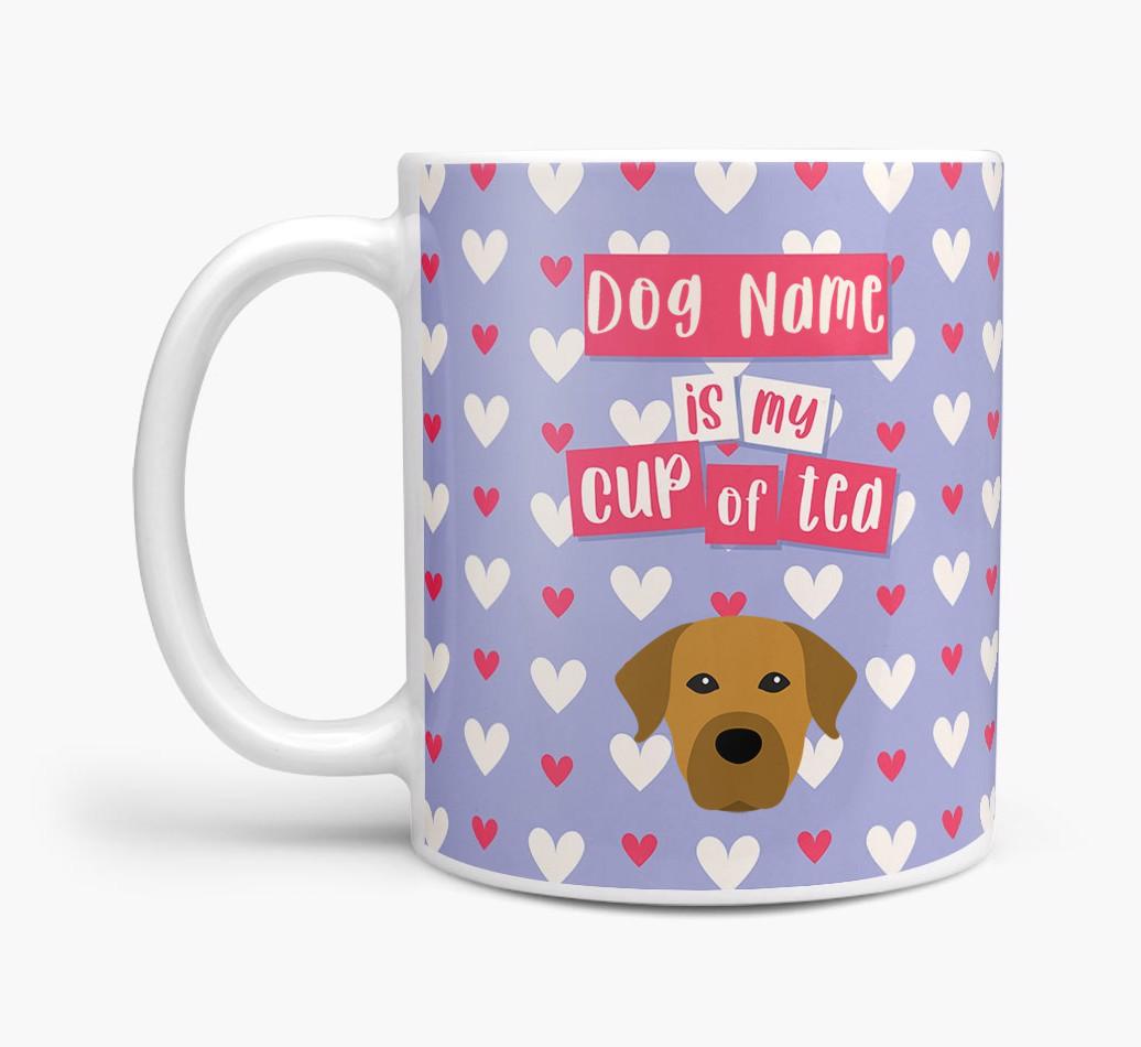 Personalised {breedFullName} '{dogsName} is my Cup of Tea' Mug