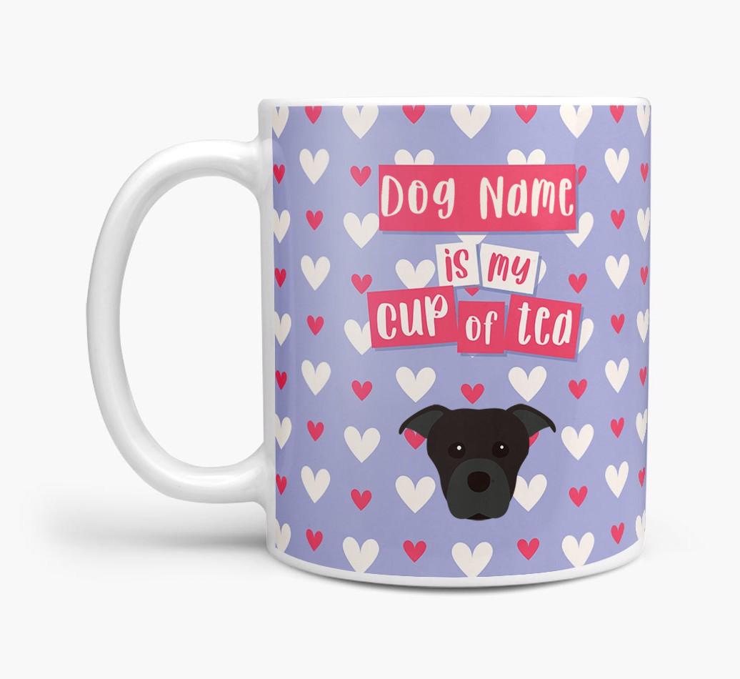 Personalised {breedFullName} '{dogsName} is my Cup of Tea' Mug