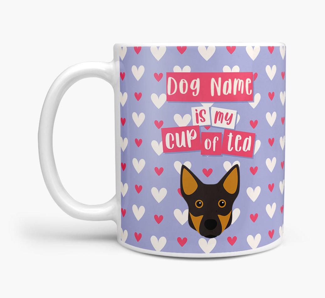 Personalised {breedFullName} '{dogsName} is my Cup of Tea' Mug