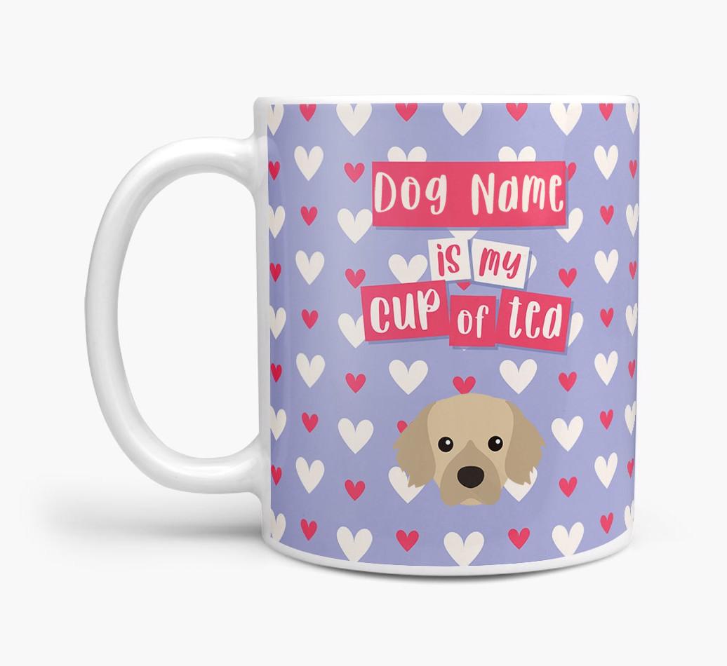 Personalised {breedFullName} '{dogsName} is my Cup of Tea' Mug