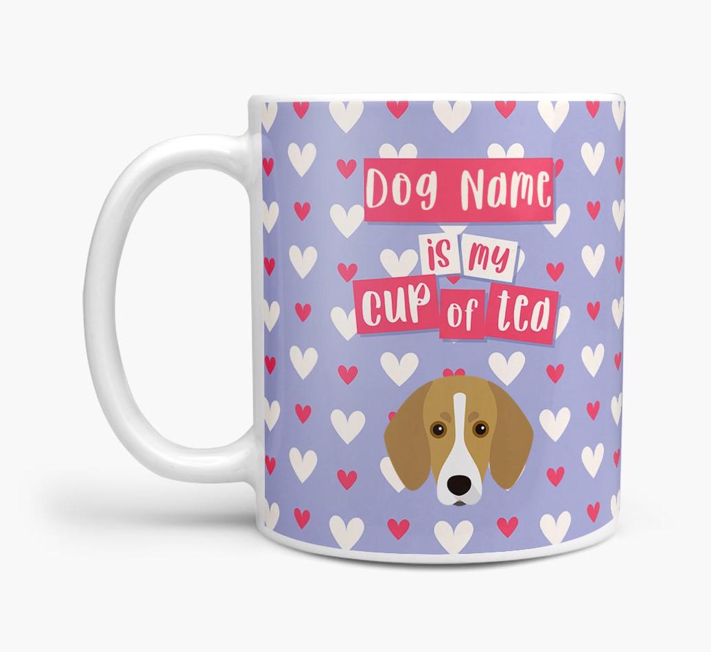 Personalised {breedFullName} '{dogsName} is my Cup of Tea' Mug