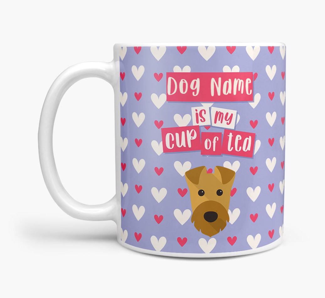 Personalised {breedFullName} '{dogsName} is my Cup of Tea' Mug