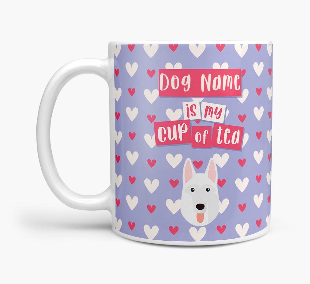 Personalised {breedFullName} '{dogsName} is my Cup of Tea' Mug