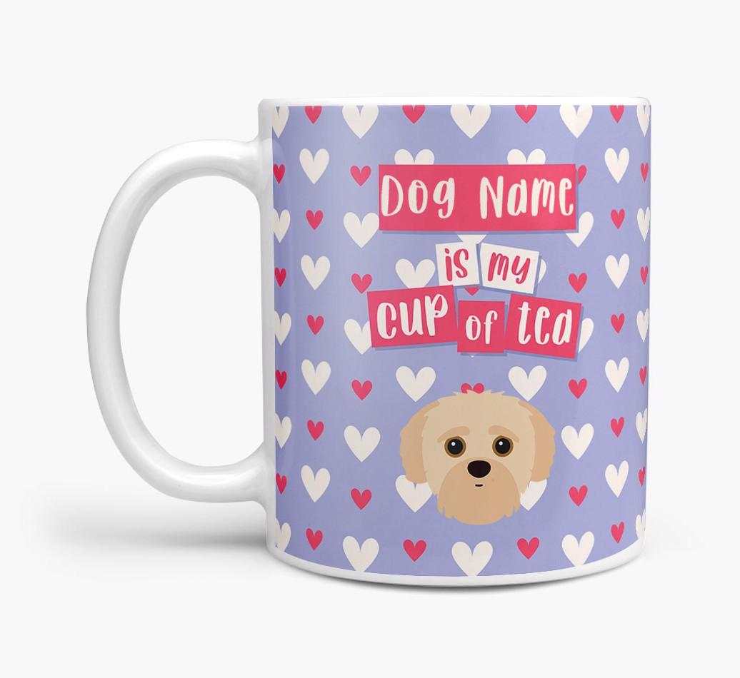 Personalised {breedFullName} '{dogsName} is my Cup of Tea' Mug
