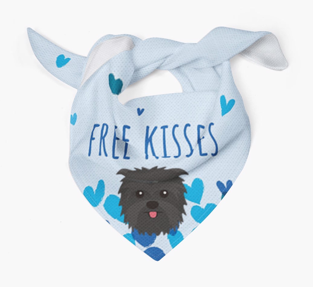 Free Kisses : Personalised {breedFullName} Bandana