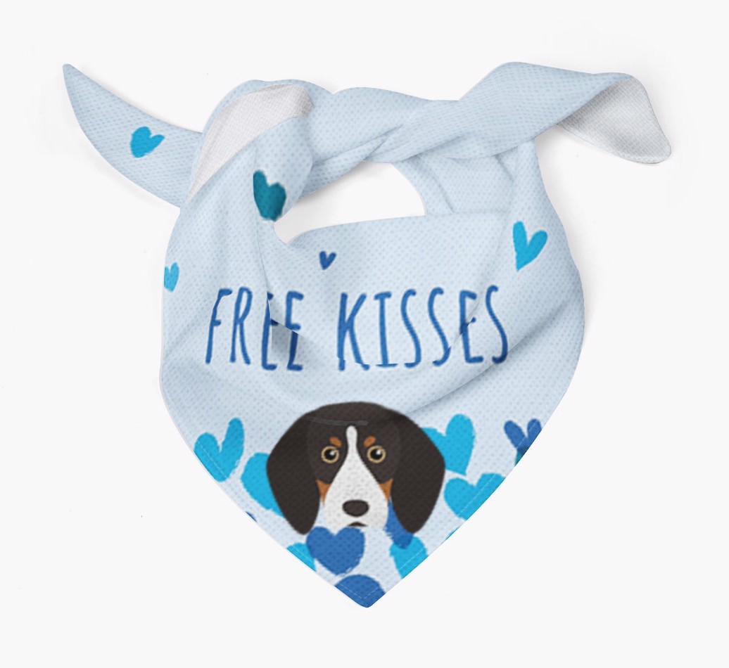 Free Kisses : Personalised {breedFullName} Bandana