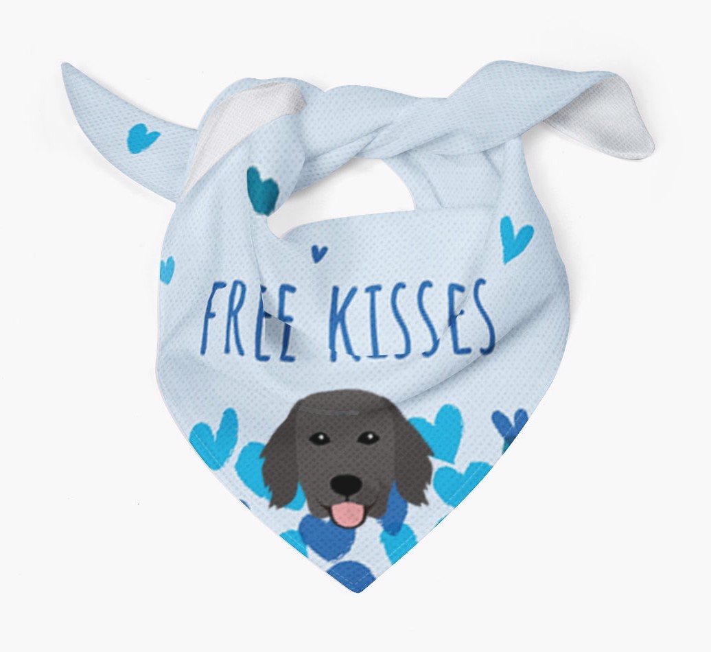 Free Kisses : Personalised {breedFullName} Bandana