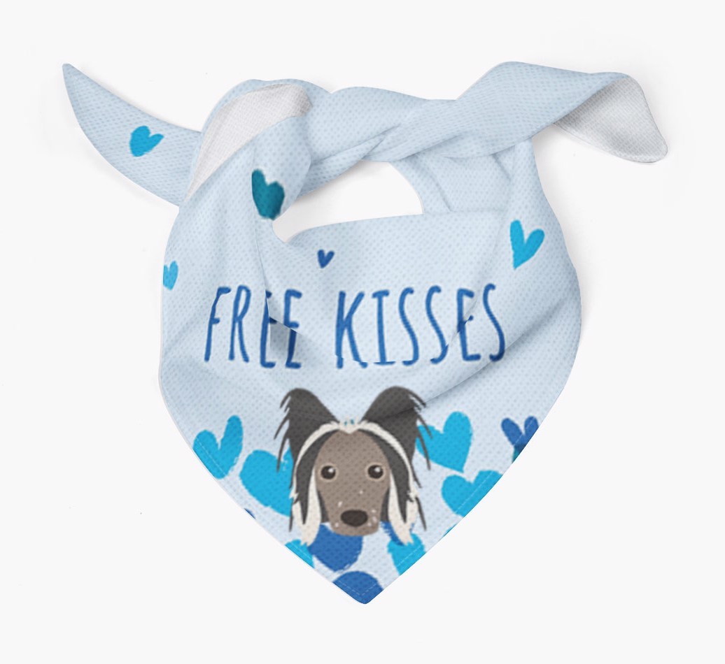 Free Kisses : Personalised {breedFullName} Bandana