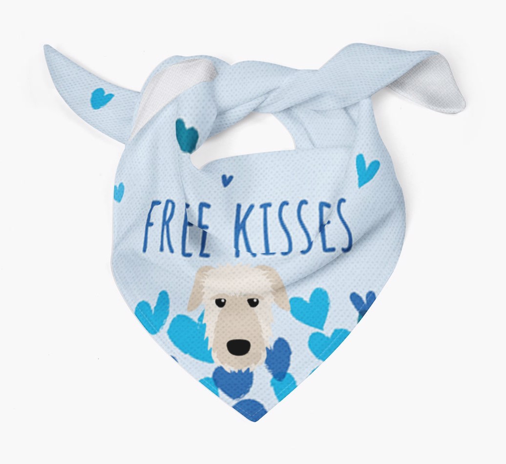 Free Kisses : Personalised {breedFullName} Bandana