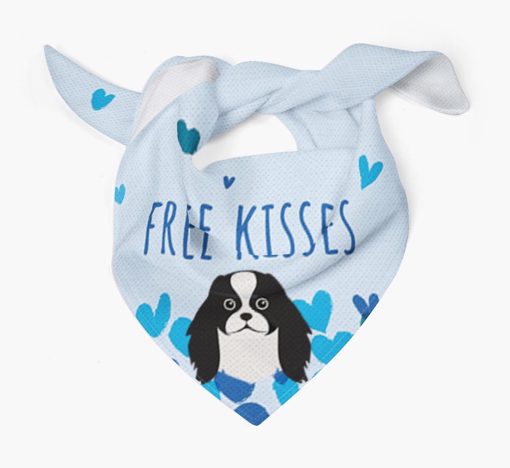 Free Kisses : Personalised {breedFullName} Bandana