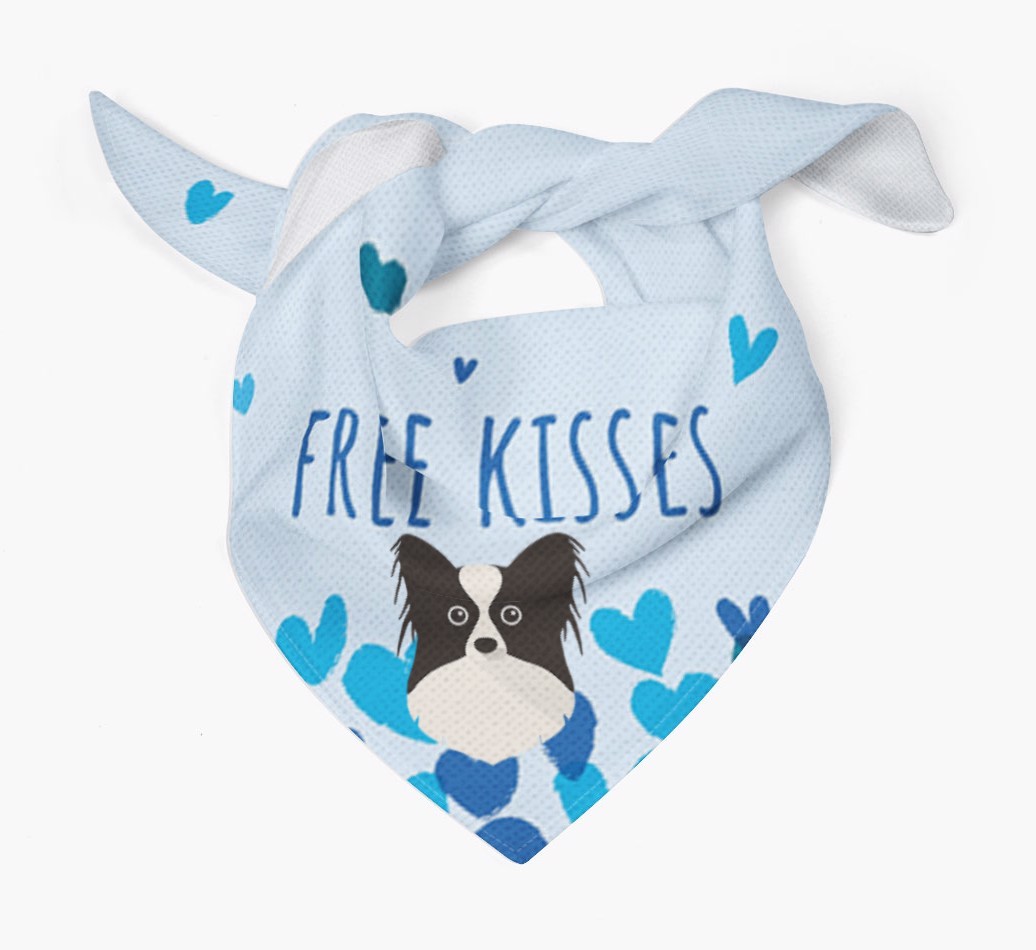 Free Kisses : Personalised {breedFullName} Bandana