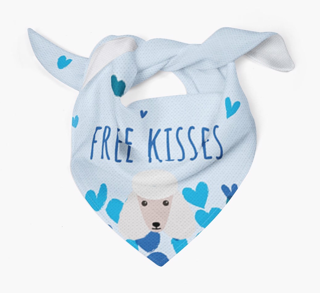 Free Kisses : Personalised {breedFullName} Bandana
