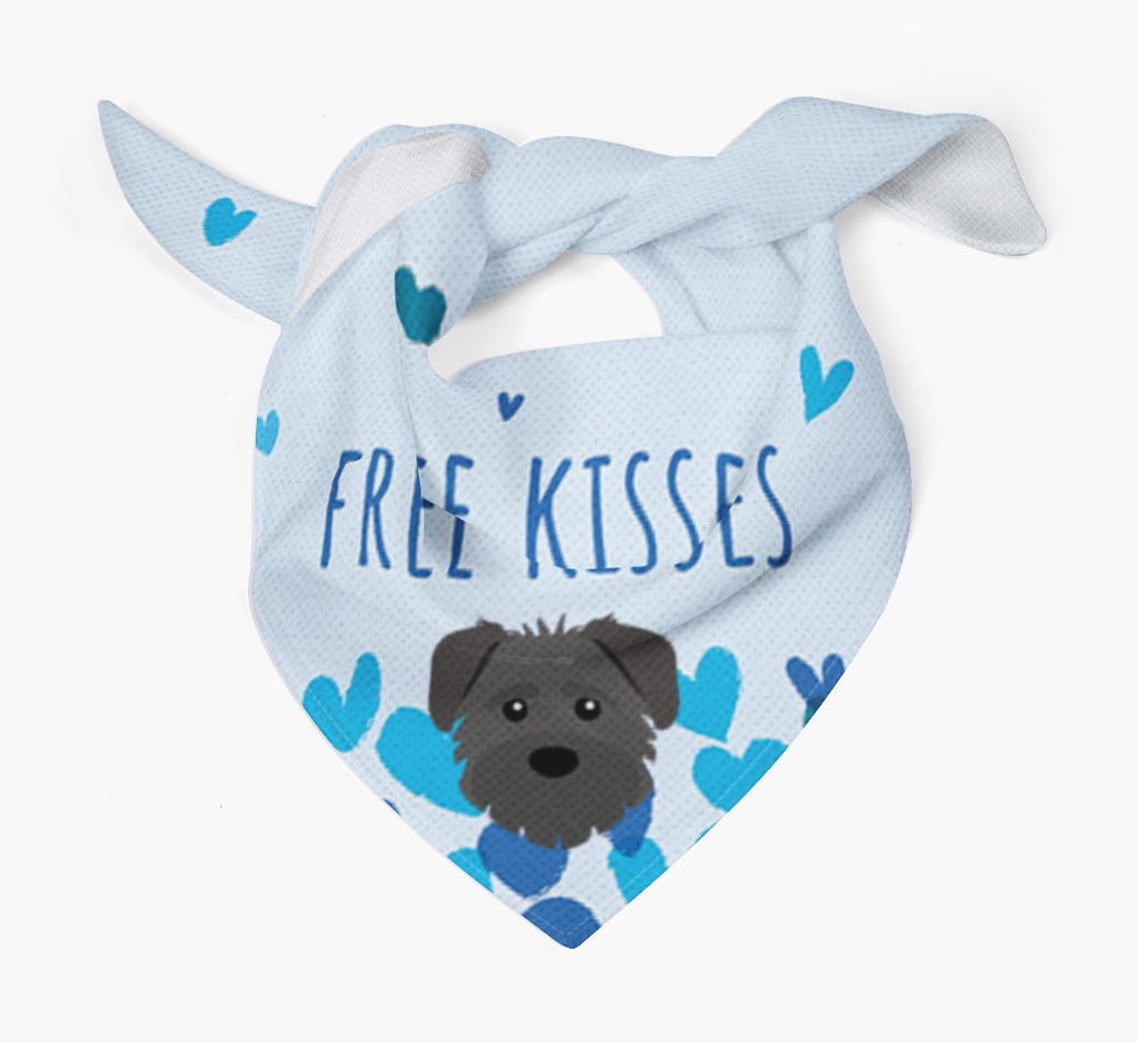 Free Kisses : Personalised {breedFullName} Bandana