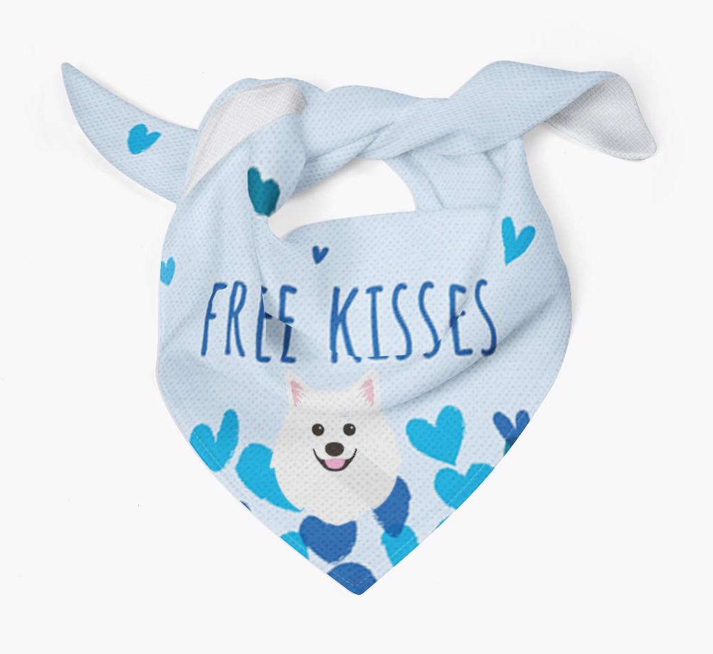 Free Kisses : Personalized {breedFullName} Bandana