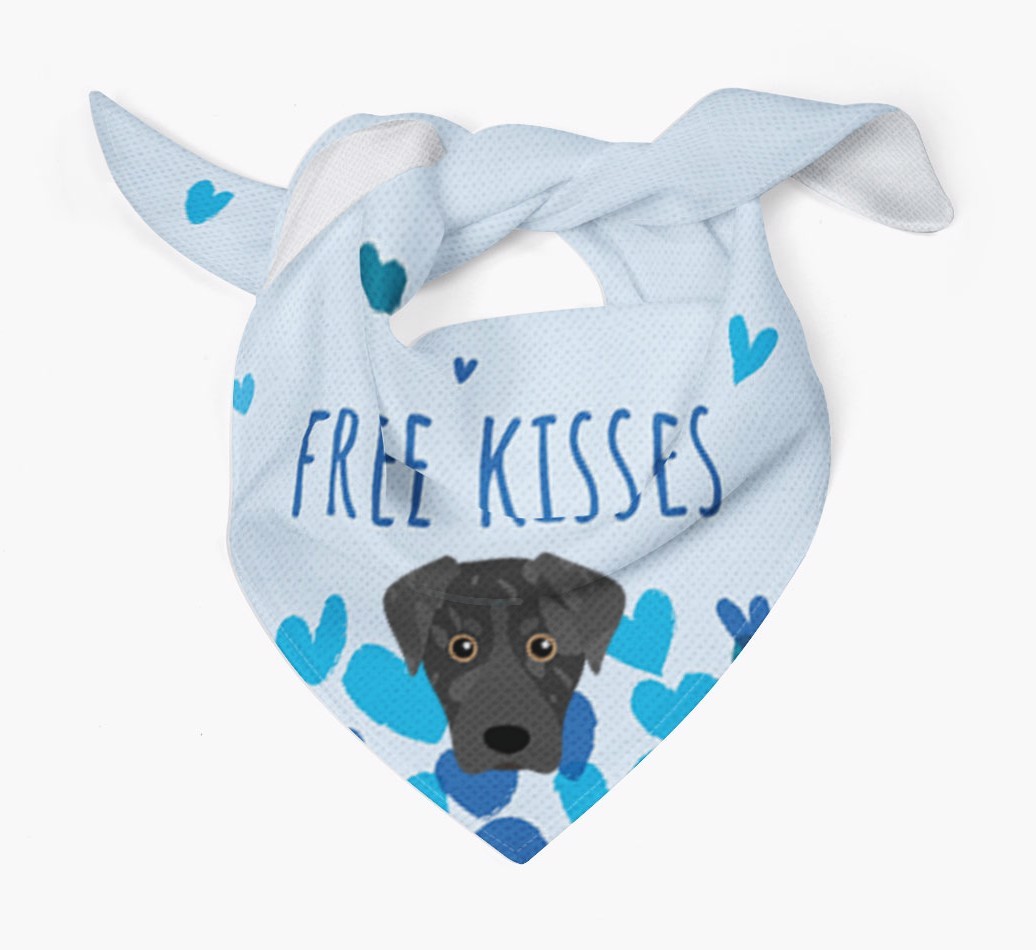 Free Kisses : Personalized {breedFullName} Bandana