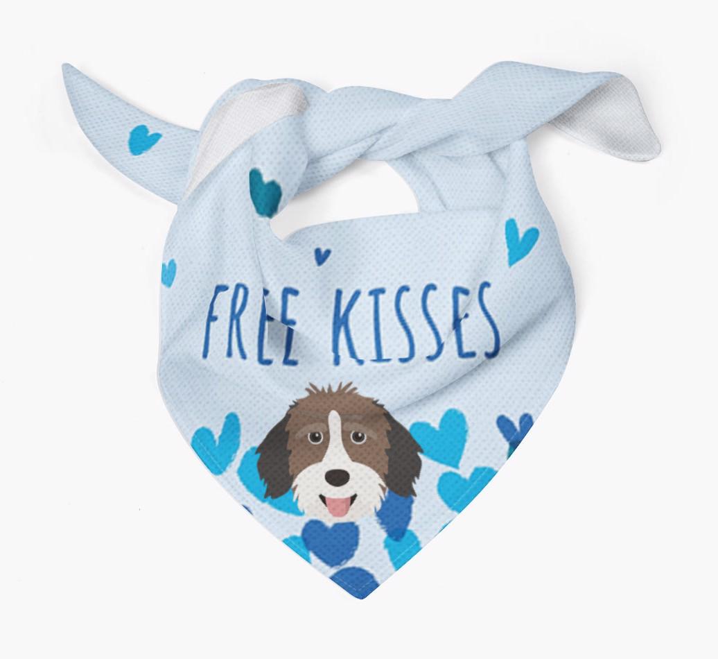 Free Kisses : Personalized {breedFullName} Bandana