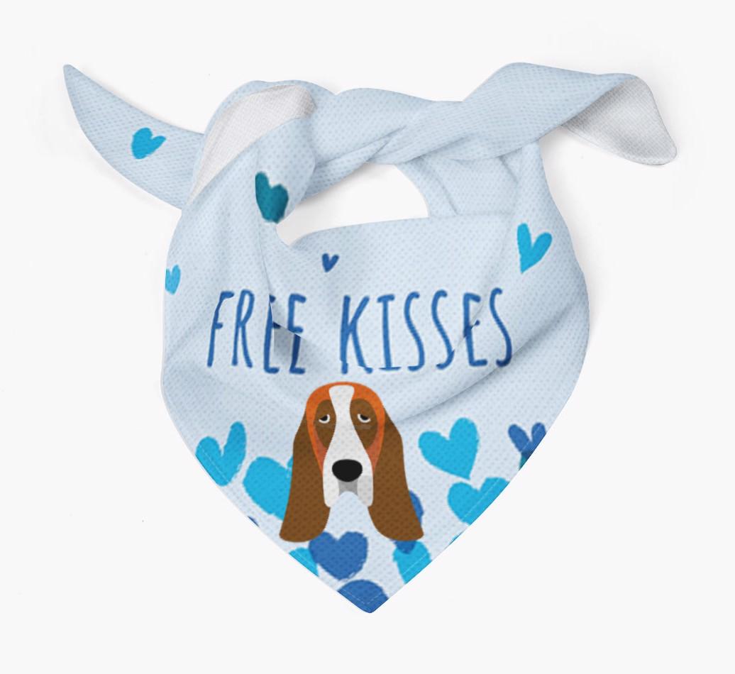 Free Kisses : Personalized {breedFullName} Bandana