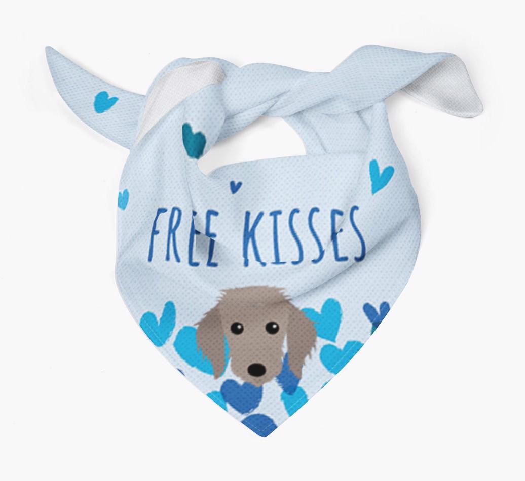 Free Kisses : Personalized {breedFullName} Bandana
