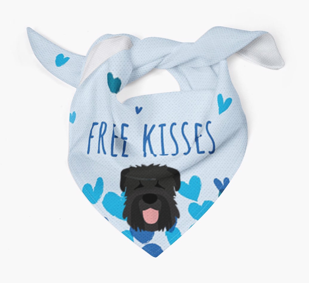 Free Kisses : Personalized {breedFullName} Bandana
