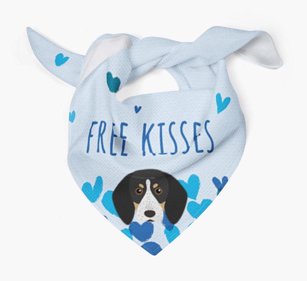 Free Kisses : Personalized {breedFullName} Bandana