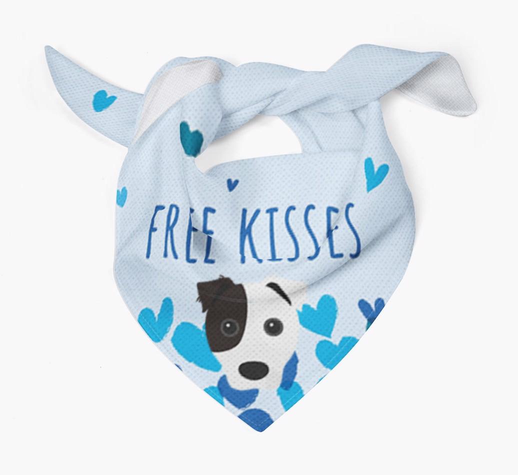 Free Kisses : Personalized {breedFullName} Bandana