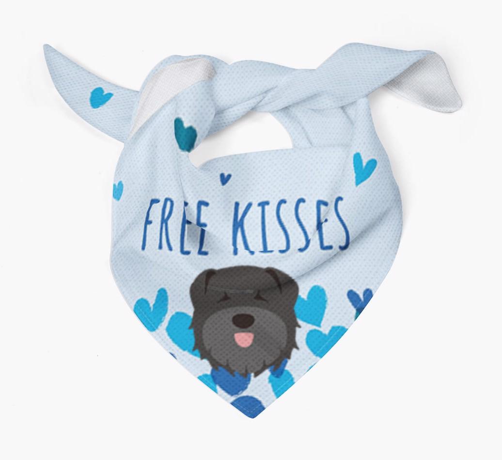 Free Kisses : Personalized {breedFullName} Bandana