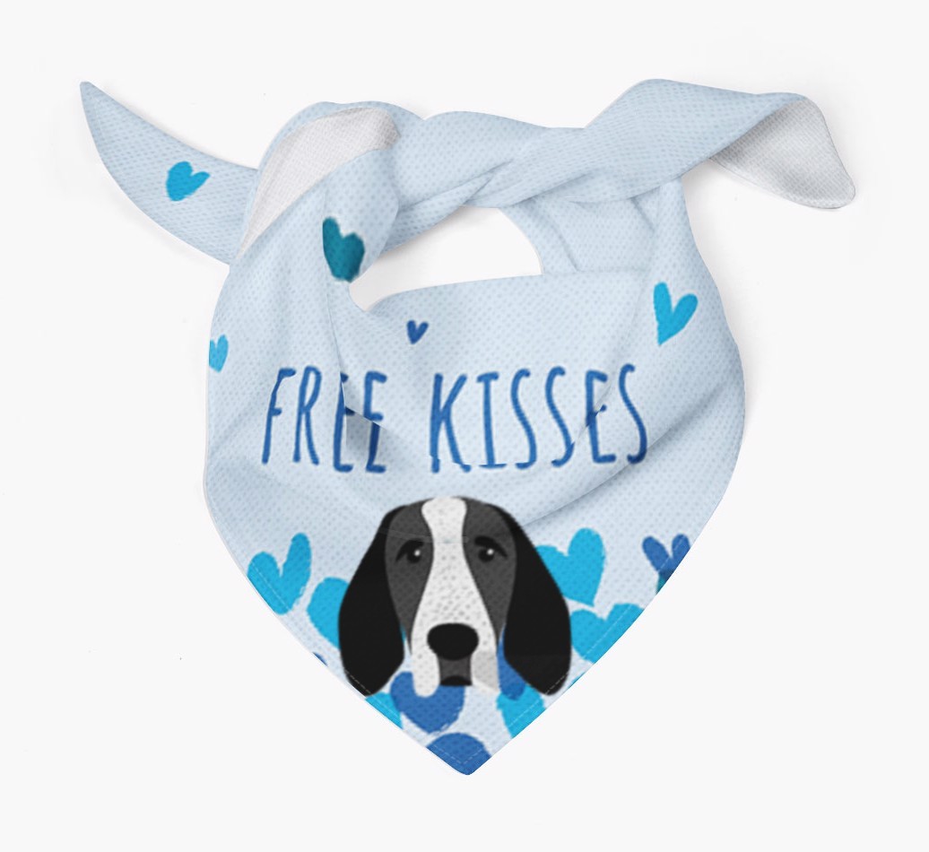 Free Kisses : Personalized {breedFullName} Bandana